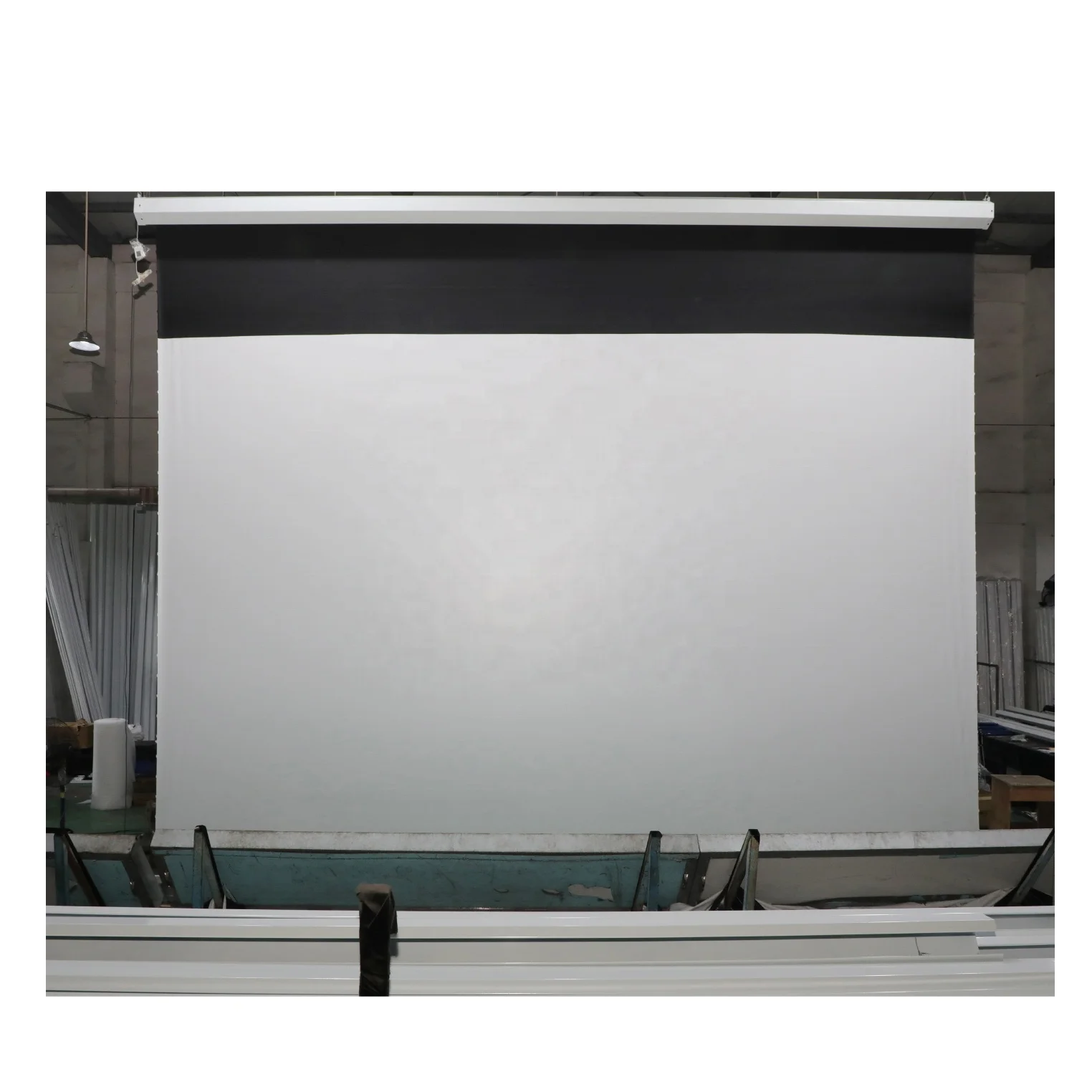 200 Inch 16:9 High Quality Large Electric Projection Screen with Tubular Motor for Outdoor Movie