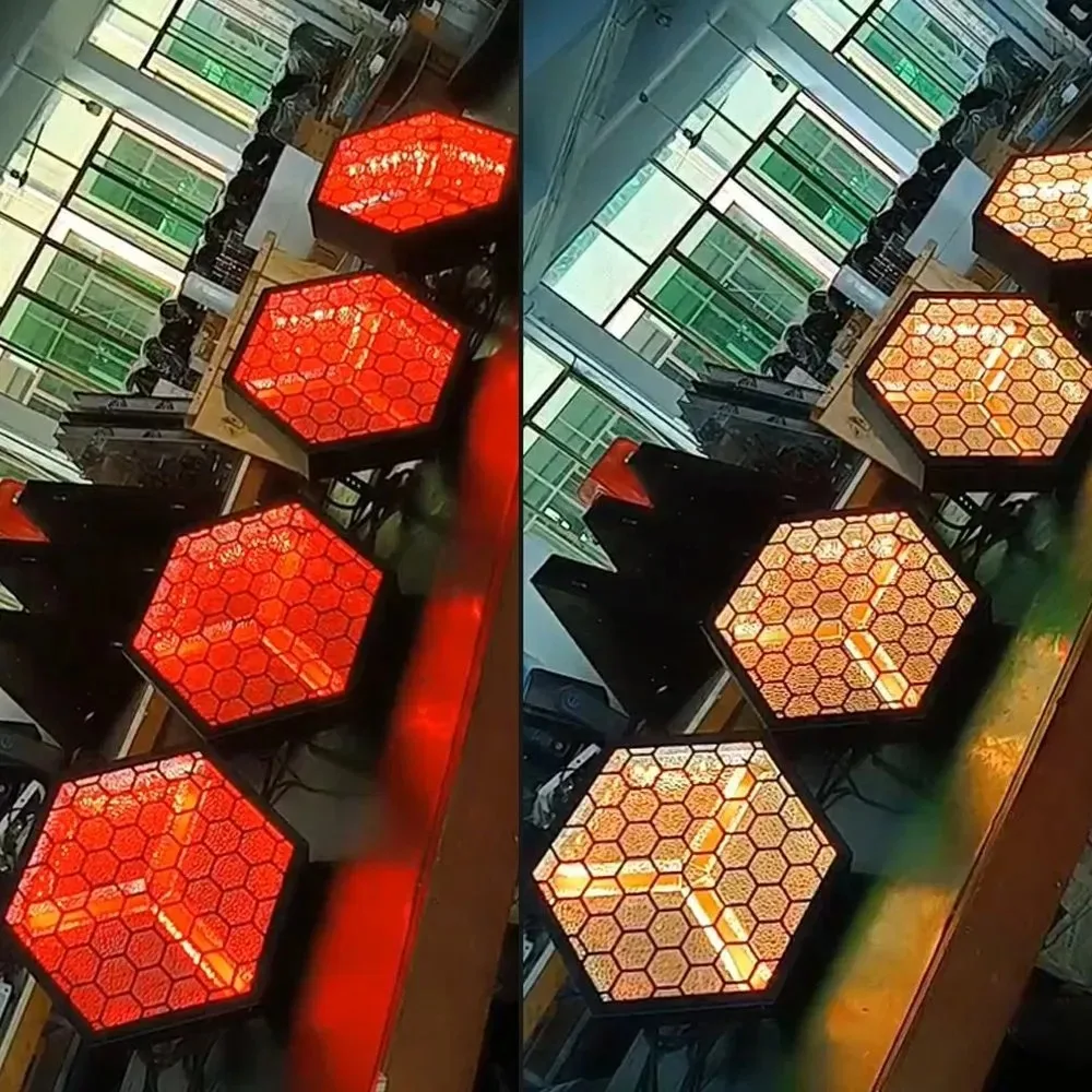 Мини-RGB Pixel Retro Light со светодиодной вспышкой 3X 60 Вт для DJ-освещения