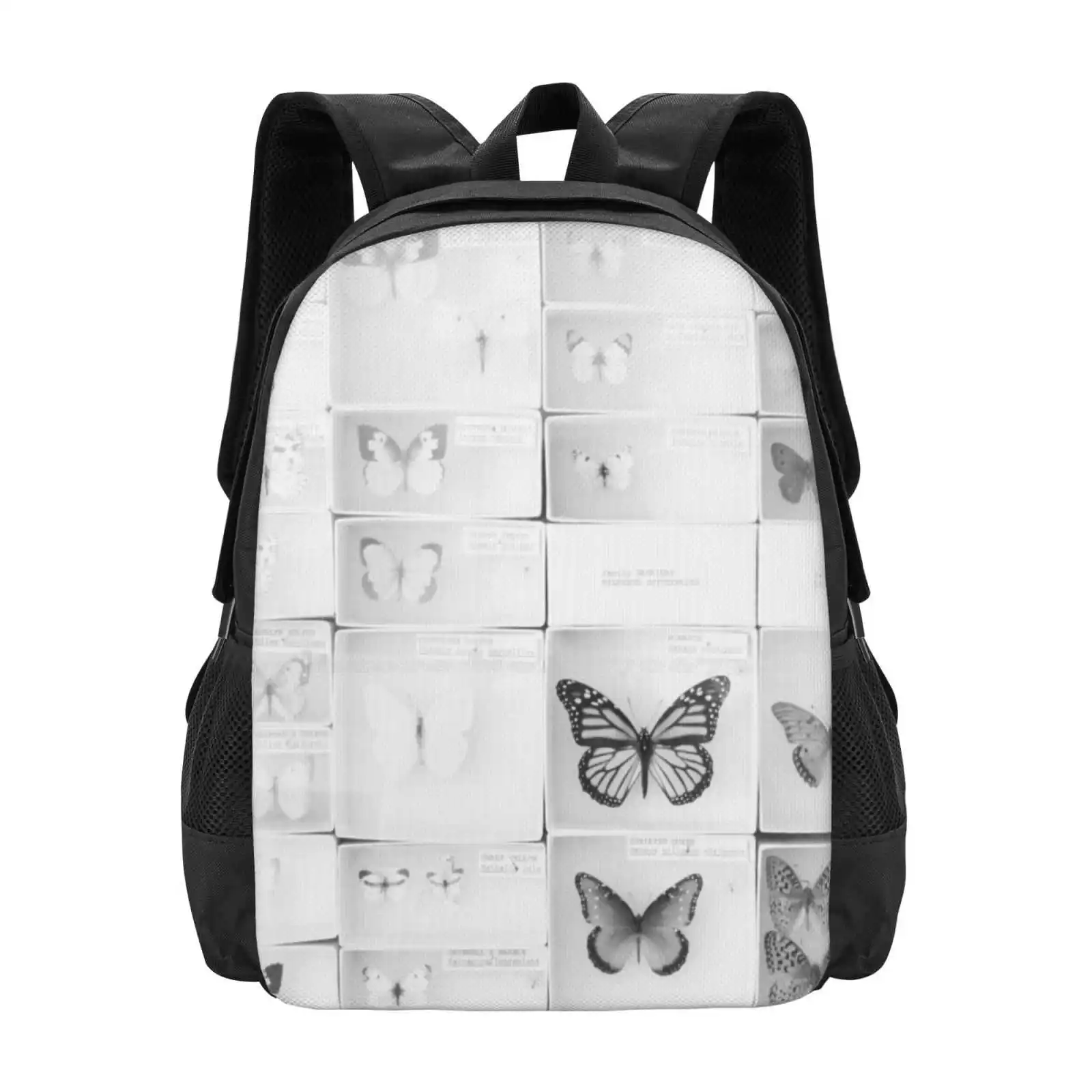 Desain pola lepidopterologi Laptop tas sekolah perjalanan kupu-kupu lepidopterologi sejarah alami masih hidup Serangga alam