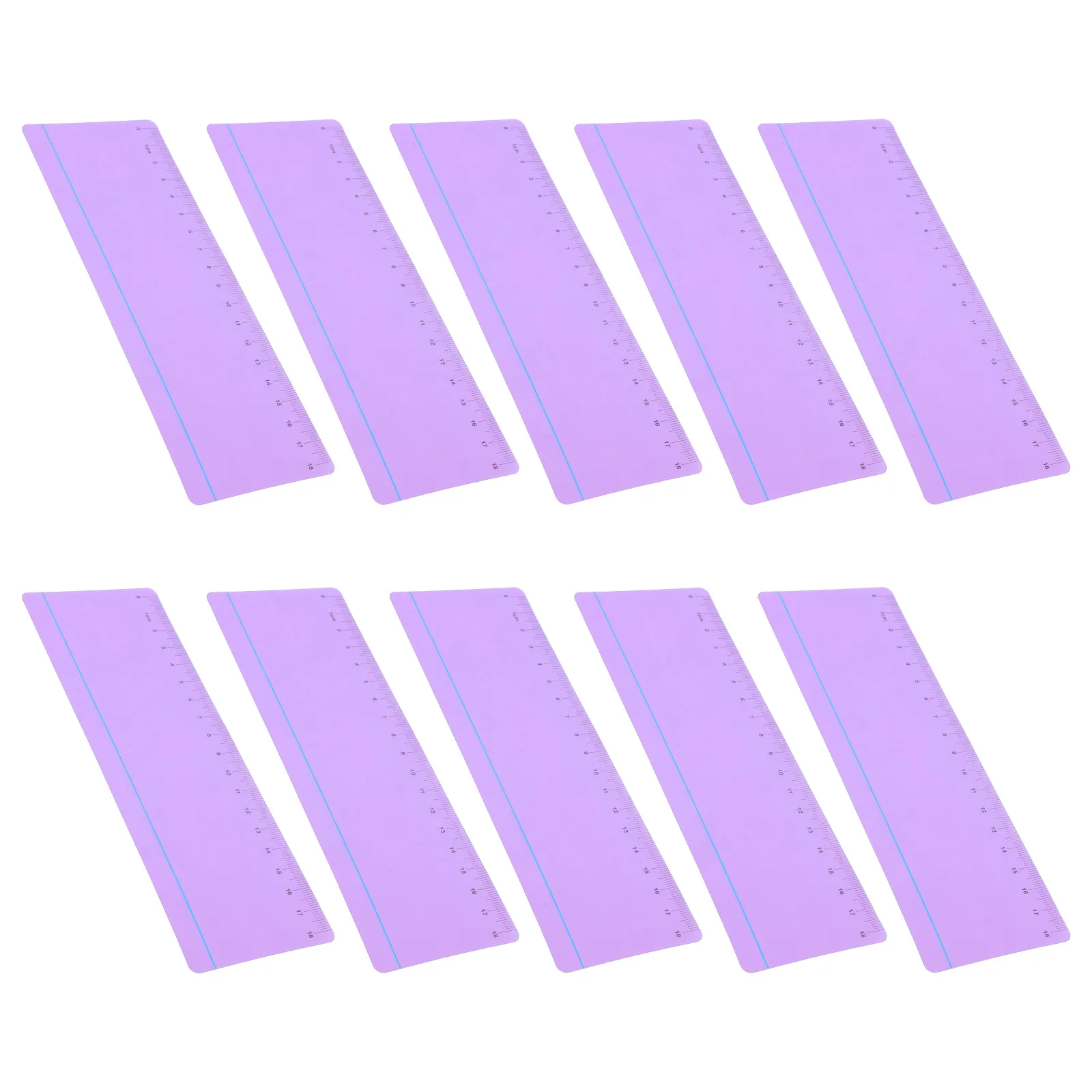 

10pcs Reading Bookmarks Kids Cute Overlays Pet Plastic Dyslexia Tools Stationery Measurement Strips Focus Guide