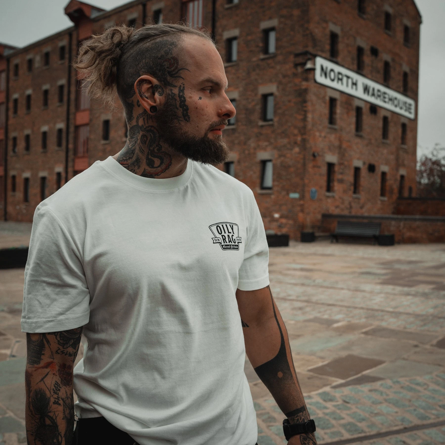 Graveyard-Shift Dual-Skeleton Repairing Chopper-Motorrad Tattoo Grafik T-Shirt Baumwolle Herren Damen T-Shirt Outdoor Freizeit-Oberteil – Detail 17