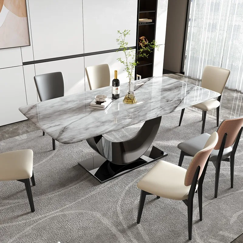 Service Table Designer Cafe Sedentary Dinning Tables Sets Marble Dining Reception Restaurant Extendable Esstisch Modern Rooms LT