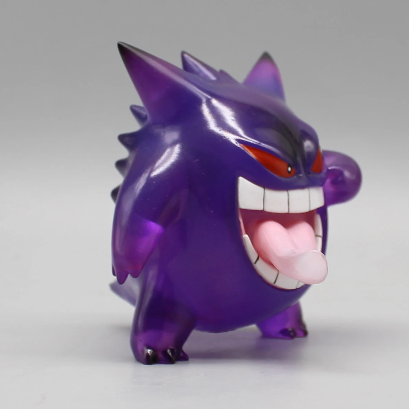 Takara tomy pokemon gengar 3.4 "figura dos desenhos animados, escudo da espada pokémon escarlate violeta apresenta modelo decoração anime boneca do animal de estimação
