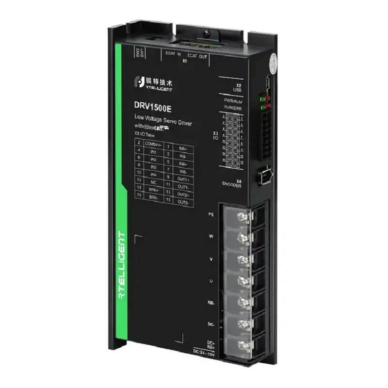 Ethercat DC48V serwosilnik niskiego napięcia 100W/ 200W 400W 750W 1000W z zestawem sterownik serwo DRV400E DRV750E DRV1500E DC