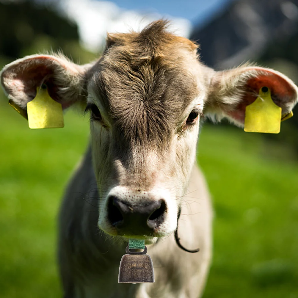 2 pezzi accessori da campeggio campana da esterno campane in metallo Anti smarrimento mucca escursionismo per bovini