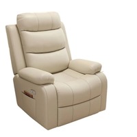 Single sofa Multifunctional recliner Electric living room Lazy massage Nail art First-class fabric Space eyelash rocking chair