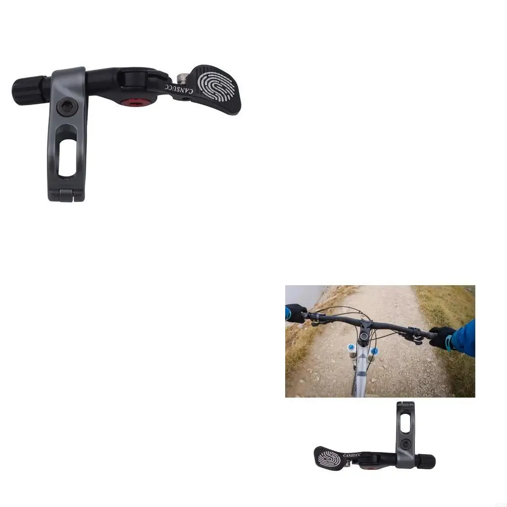 

Handlebar Clamp Dropper Lever Aluminum Alloy MTB for Seat Post Adjustable Lever