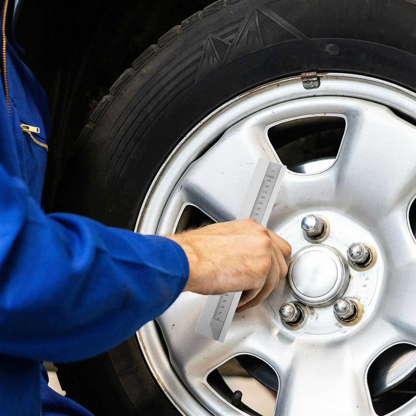 

Измеритель глубины протектора шин, металлический увеличитель, точный измерительный инструмент, простой в использовании, многофункциональный глубиномер, измеритель глубины протектора для легковых и грузовых автомобилей