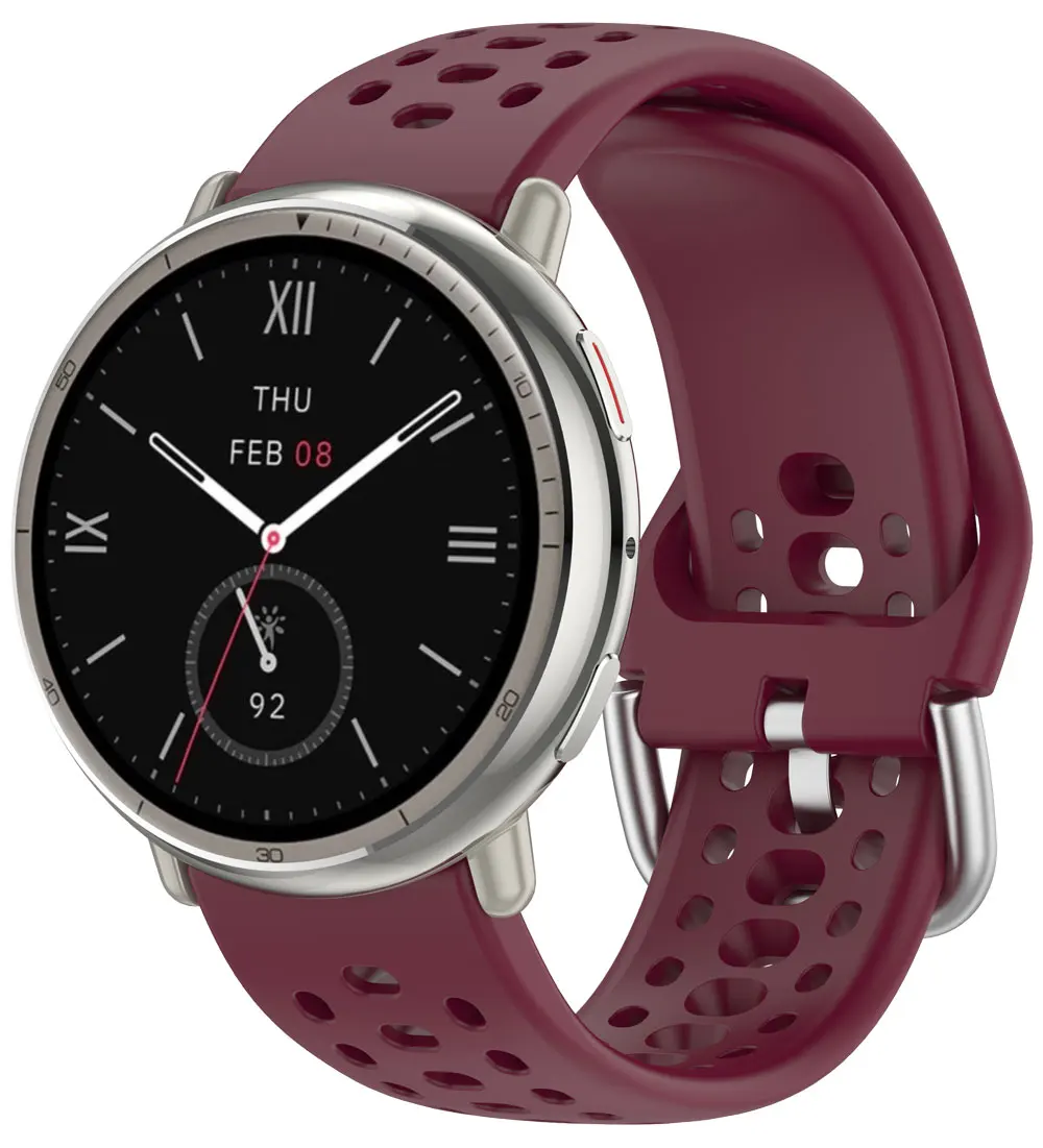 Sport Silikon Armband Für Amazfit Active 2 Original atmungsaktive Armband Intelligente Correa Amazfit Active 2 Armband zubehör – Detail 9