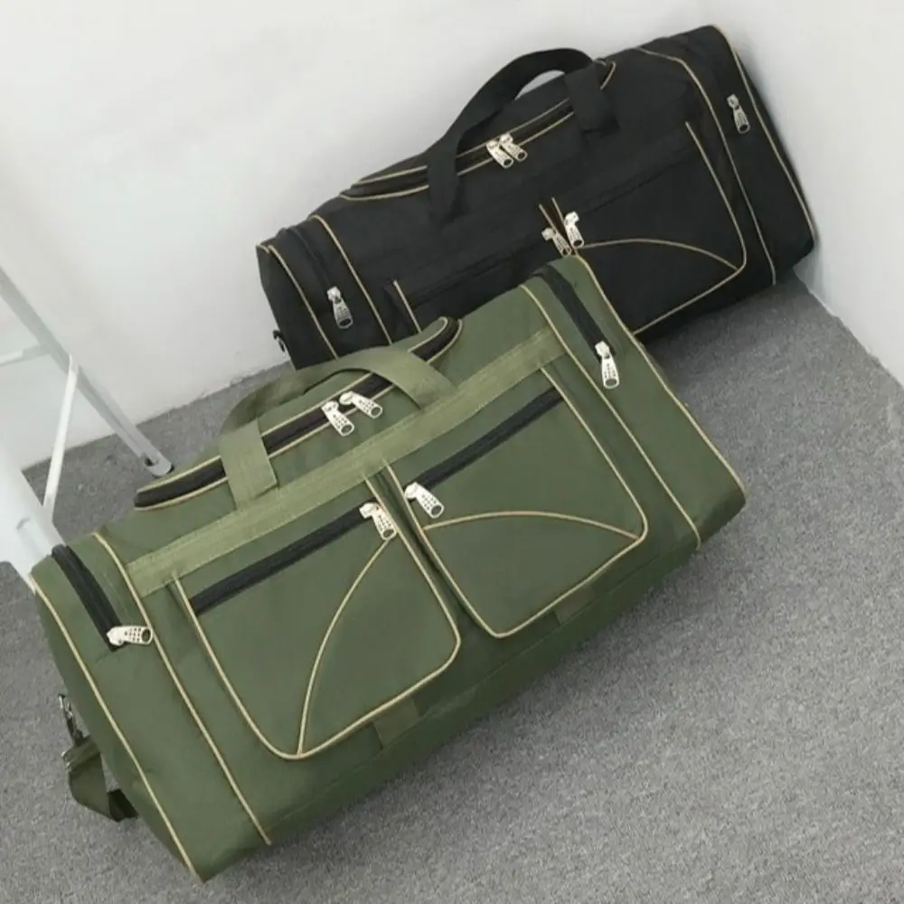 Large Capacity Travel Duffel Bag Waterproof Oxford Cloth Large Travel Bag Durable Multi-pocket Gym Bag Gym Workouts