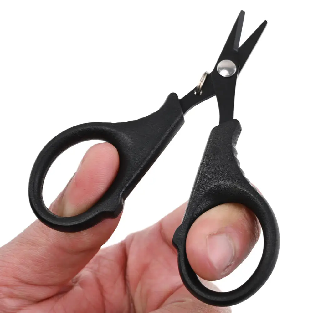 Portátil Aço Inoxidável Pesca Scissor, Alicate Cut Linha PE, Linha Braid Cortador, Plies Carp Tools, Acessórios