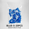 Blue-S-20pcs