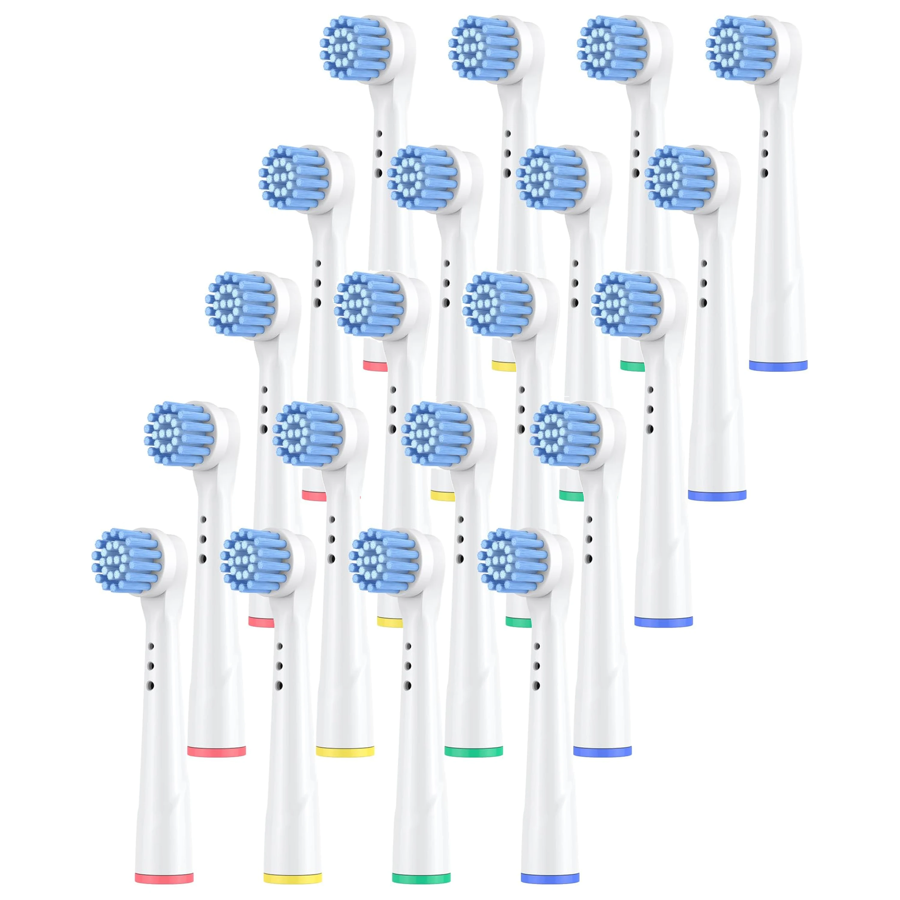 민감한 잇몸 케어 교체 브러시 헤드, 전문 전동 칫솔 헤드 12 개 팩, 구강 b 브라운과 호환 가능, 20 개