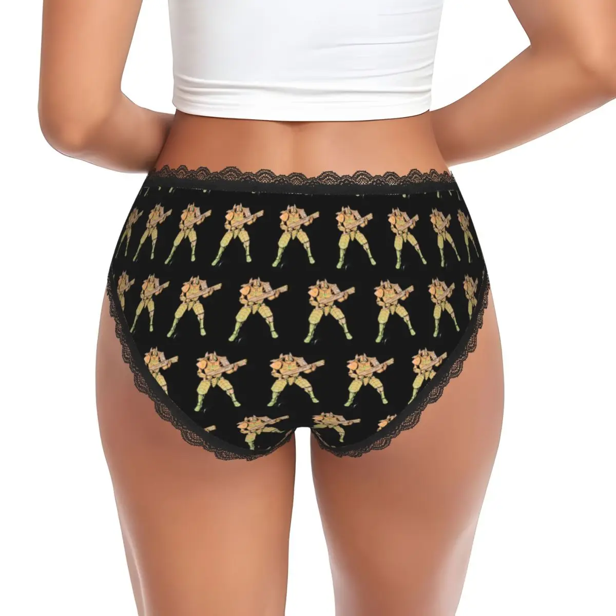 Custom Necron With Tau Armor Panties Briefs Women's Comfort Briefs Underwear Breathable Female Underpants