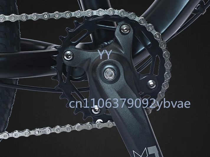 [High matching] 11-speed oil brake pearl white 26 inches x17 inches soft tail adult men's mountain bike shock absorption