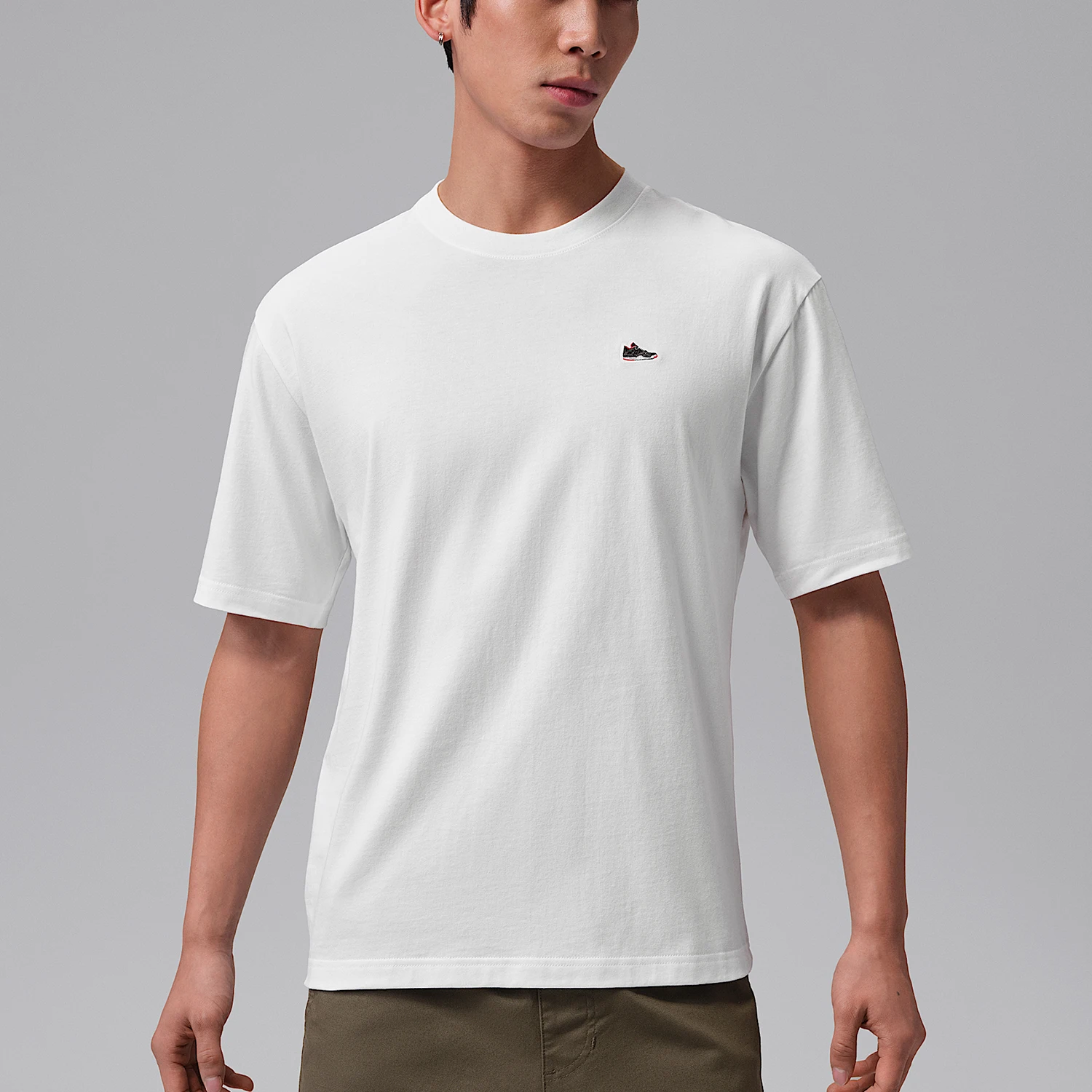 Nike genuine Jordan men's simple breathable sports short sleeved T-shirt IF3108-100