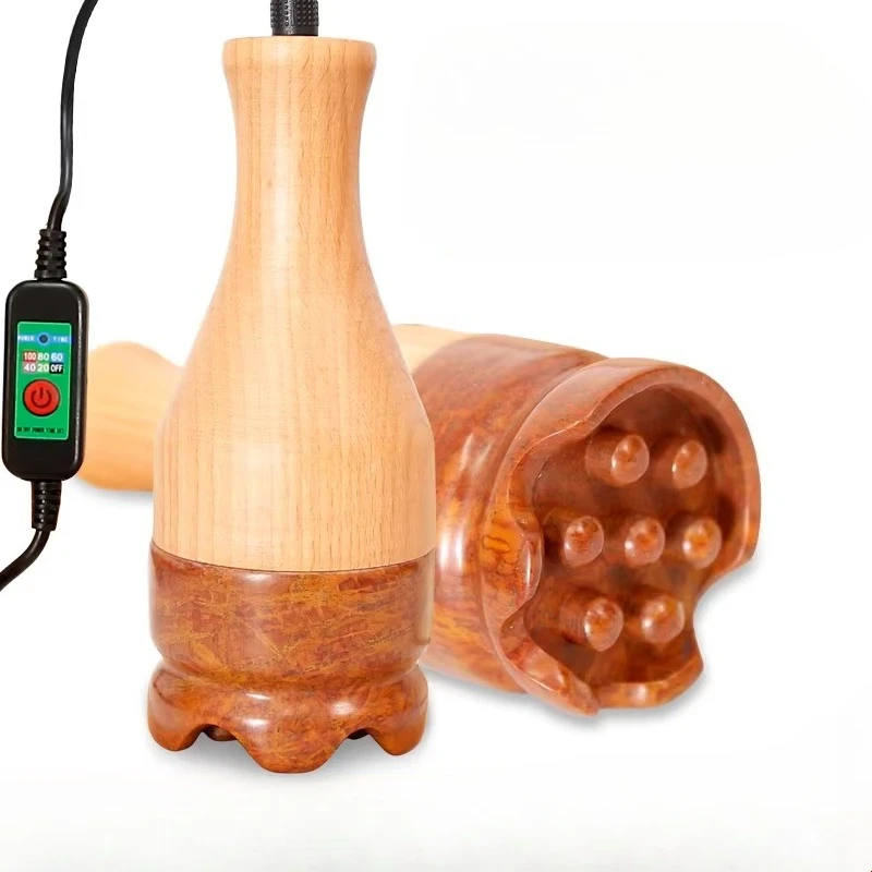 Electric Heating Stone Needle Gua Sha Massager Hot Compress Body Physio Tool Back Massage Warm Moxibustion Guasha Tools