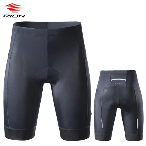 RION-pantalones cortos de ciclismo para hombre, medias con almohadilla a prueba de golpes para bicicleta de montaña y carretera, ropa reflectante para montar en bicicleta, deportes al aire libre transpirables