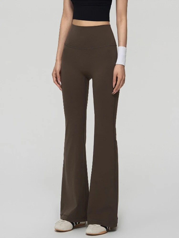 

High Waist Yoga Pants Women's Fitn Tightening Tummy Control Long Pants Pilates Sports Pants Autumn 2025 High Waist Flared