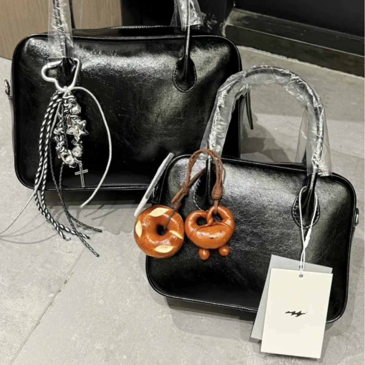 Nieeh Fashion Shoulder Bag Small Square Bag Genuine Leather Large Capacity Crossbody Korean Handbag Pillow Bag