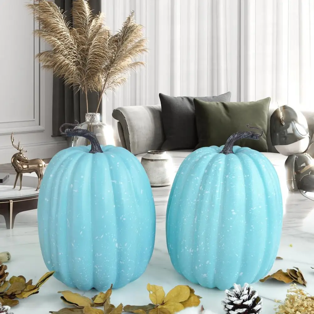 Dipingi le tue zucche autunno Harvest Decor zucche artificiali per il ringraziamento pittura fai da te modello di zucca per le vacanze autunnali