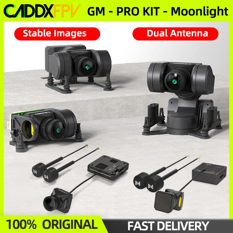 Caddx Walksnail GM1 GM2 GM3 FPV Gimbal Head Tracking Avatar HD Pro KIT/Moonlight KIT HD VTX Gyroflow For RC FPV Drone Car Parts