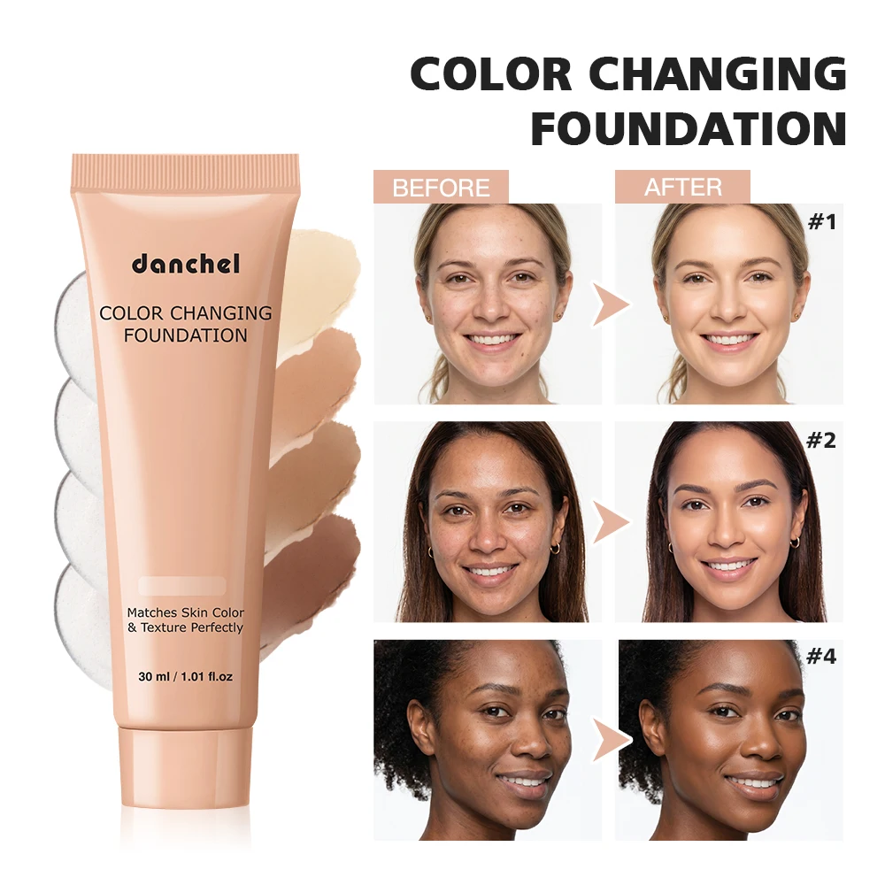 Natural Color Adjusting BB Cream Moisturizing Long Wear Sheer Lightweight Foundation For Daily Commute Travel Dry Skin