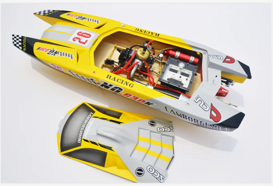 Wholesale Price Remote Control Toy Boat Fiberglass RC Racing  30CC Engine Water Cooling Sys Exhaust\'  RTS G30K