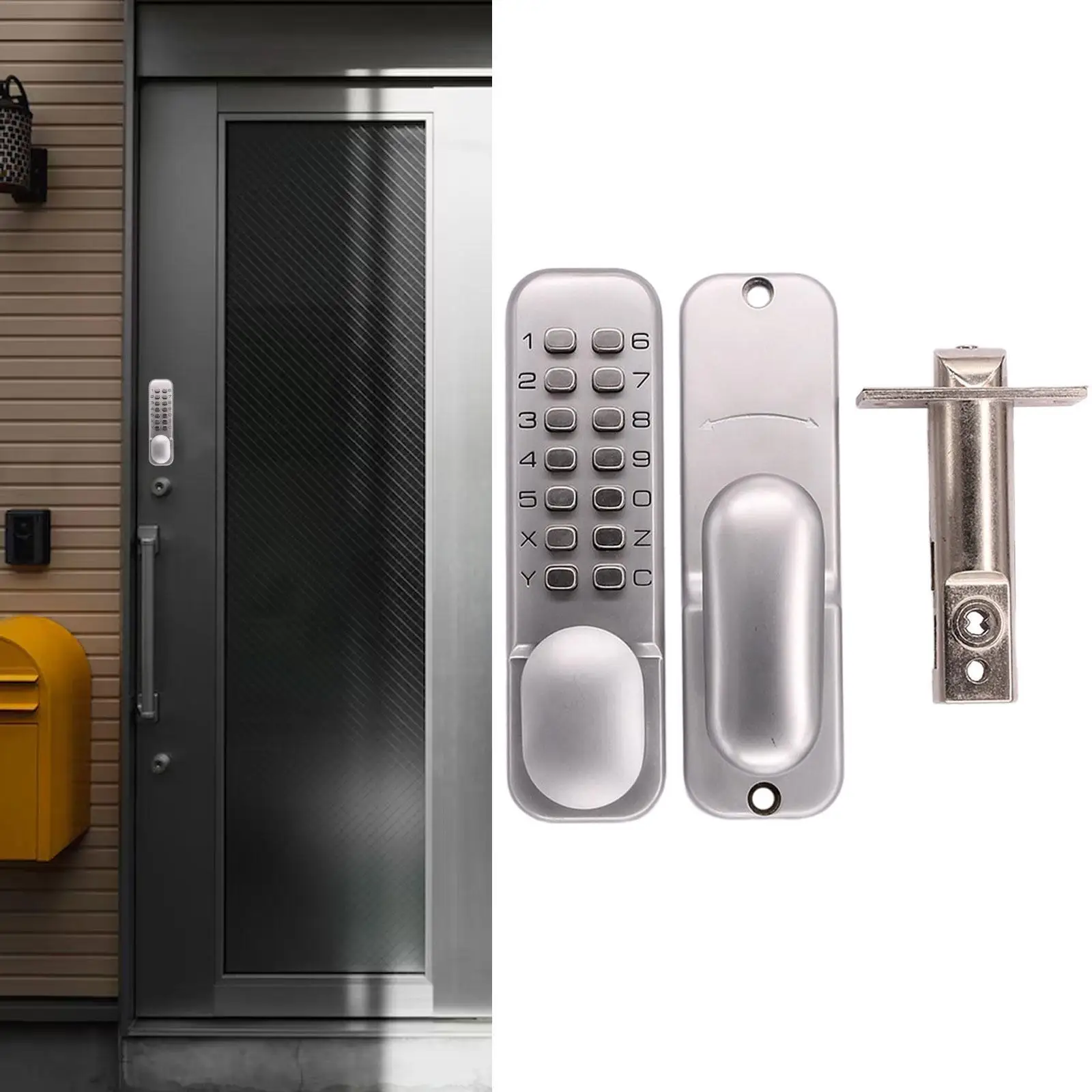 

Mechanical Door Lock 201-a Convenient Sturdy Parts for Office Hotel Outdoor