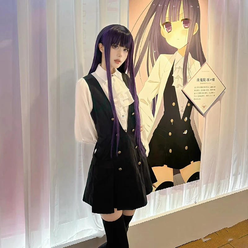 

Anime Inu X Boku Secret Service Roromiya Karuta Cosplay Costume Girl Shirt Dress Suit JK School Uniform Carnival Party Clothes