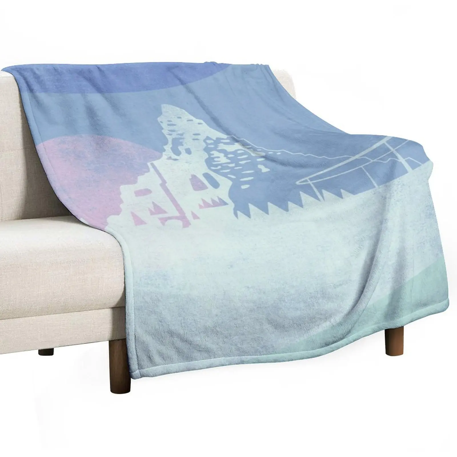 The Matterhorn Minimalist Design Throw Blanket Thermals For Travel sofa bed Extra Large Throw Blankets