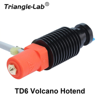 Trianglelab TD6 Volcano Hotend CHC Pro 24V 104GT-2 TUN Pro Nozzle For V6 Hotend DDE DDB Direct Drive or Bowden Extruder