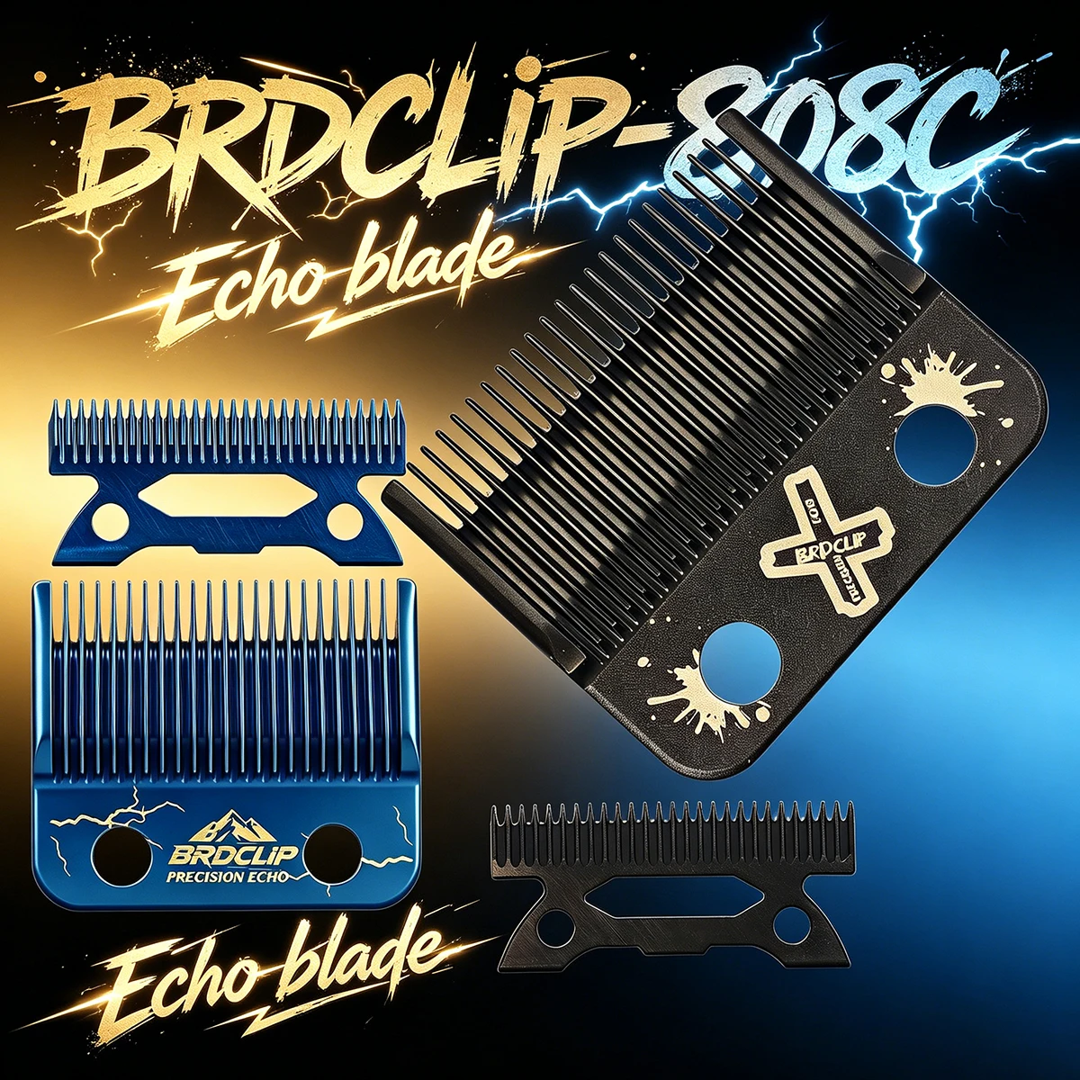 Professional BRDCLIP Blade Replacement for 2020C KULILANG VGR V003 Madeshow M10 Hair Clipper Titanium Plated Ceramics Blade