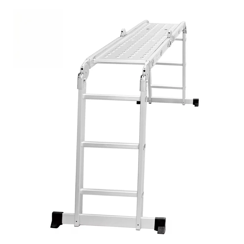 15-Foot Extended Agility Super Hinged Aluminum Lightweight Folding Ladder