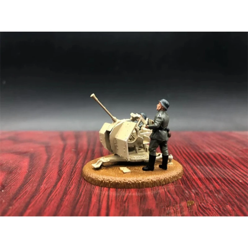 Modell im Maßstab 1:72 lackiert 2/4pcs Harz deutsche Soldaten mit Artillerie Action figur Spielzeug Szene Zubehör Display Sammlung Fans