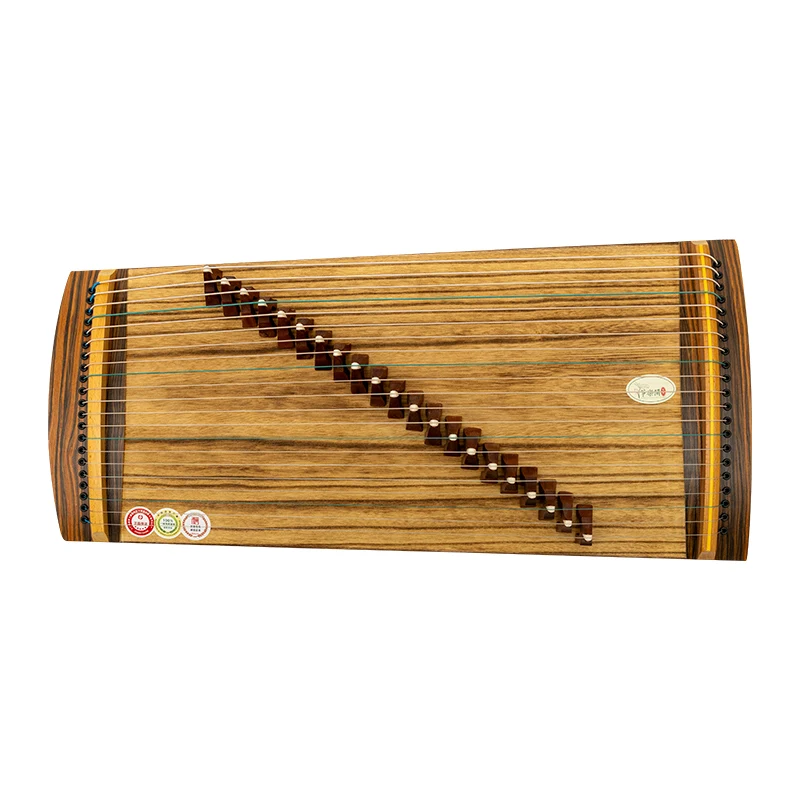 Guzheng Portable Children's Adult Small Guzheng Beginner Entrance Exam Play 21 Strings Daily Practice Guzheng