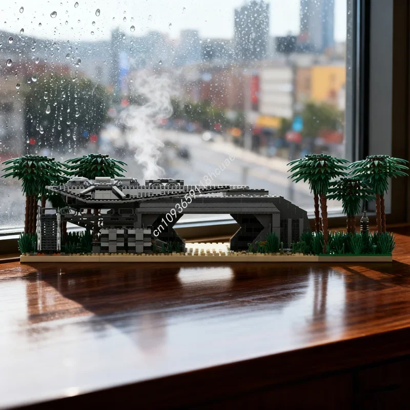 

8185pcs MOC SW TIE Striker Landing Pad Scarif Star Battle Model Building Blocks DIY Toys Idea Christmas Gift Brick Kids Birthday