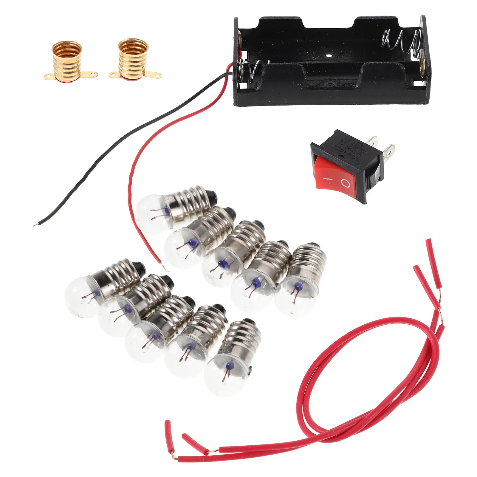 

4 set Mini Electricity Board Circuit Kit Plastic Electronic For Kids Science Experiment Tool -