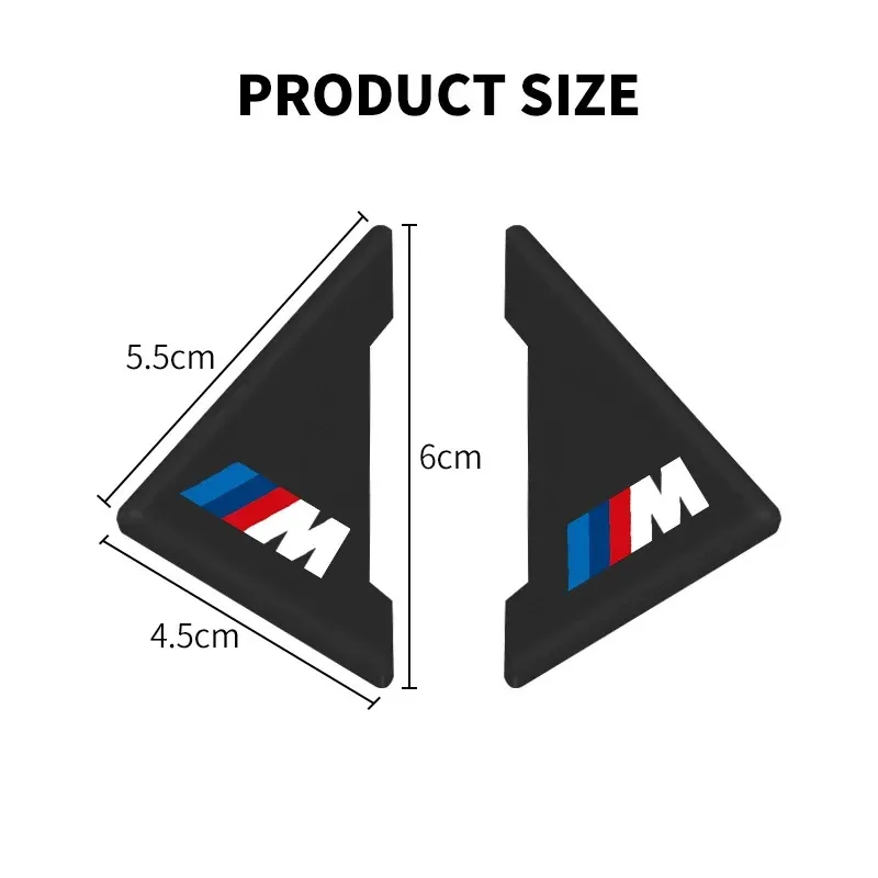 2Pcs Car Door Corner Anti-Collision Protector Cover For BMW M F10 F07 E90 E60 F30 E89 E85 E91 E92 X1 X3 X4 X5 X6 1 3 5 7 Series view 6