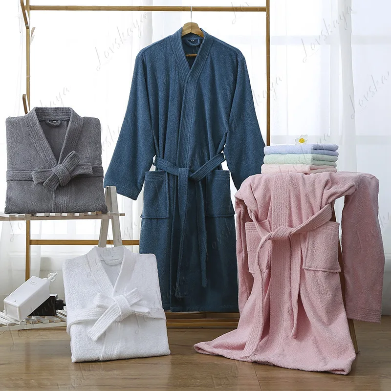

Халат для отеля, весенне-осенний полотенце, пижамы, женские длинные, мягкие, впитывающие, быстросохнущие юката