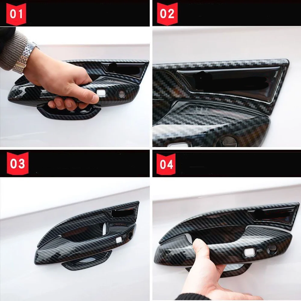For BYD Song Plus Seal U Sealion 6 DM-i 2023~2026 LHD Exterior Door Handle Protective Cover Anti-scratch Decorative Accessories