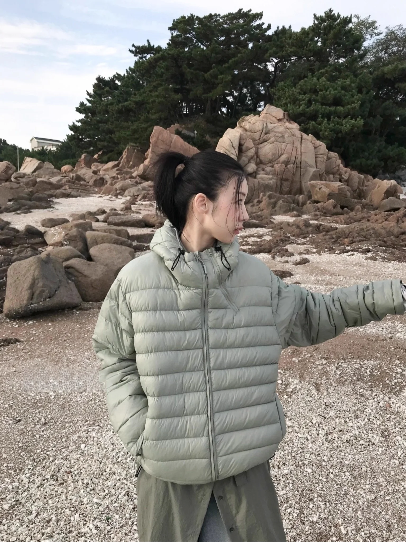 

Легкое хлопковое пальто-жакет Unique SEI в японском стиле, зимнее, теплое, нейтральное, ретро, модель для блогеров, универсальное, приталенное, в рубчик