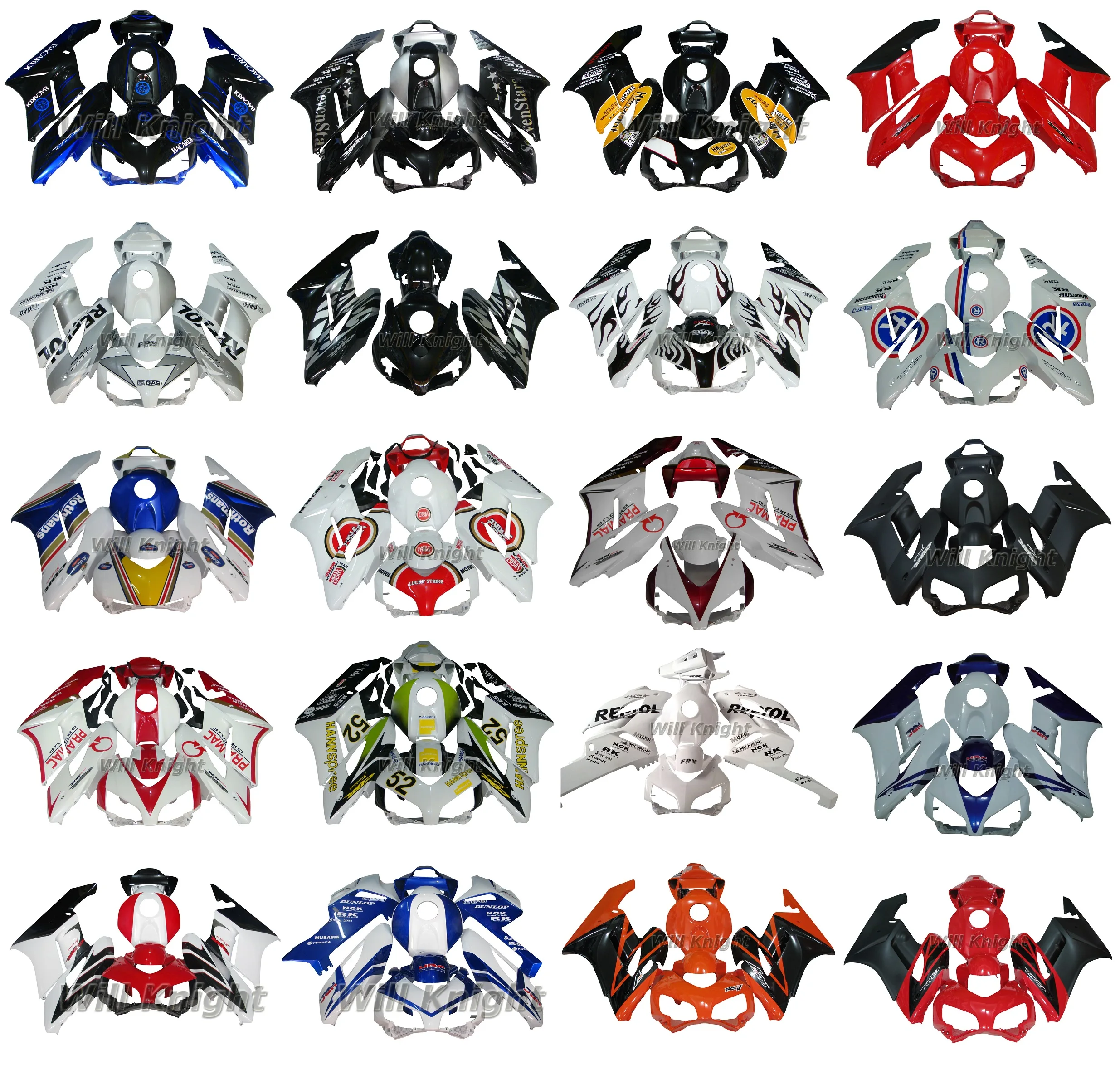

Intelligent Library ABS Plastic Fairing Kit For CBR1000RR CBR1000 2004 2005