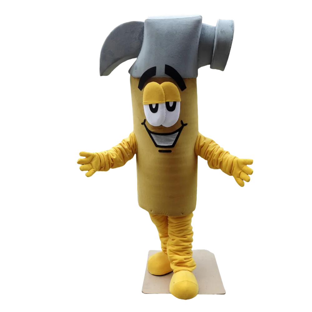 Mascotte Geltool Personnalisée, Matériel de Marteau, Kit de Cosplay, Thème Mascotte, Déguisement, Carnaval, Gel41382