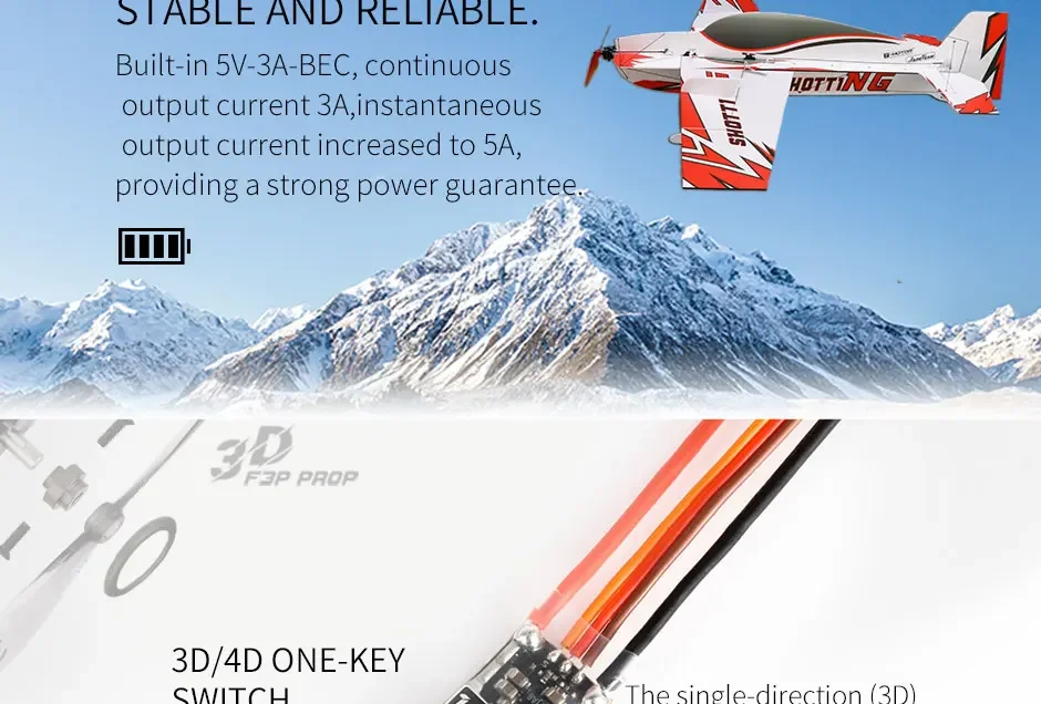 T-motor F3P BPP-4D AM16A ESC FPV Electronic Speed Control For Free Style Drone Motor