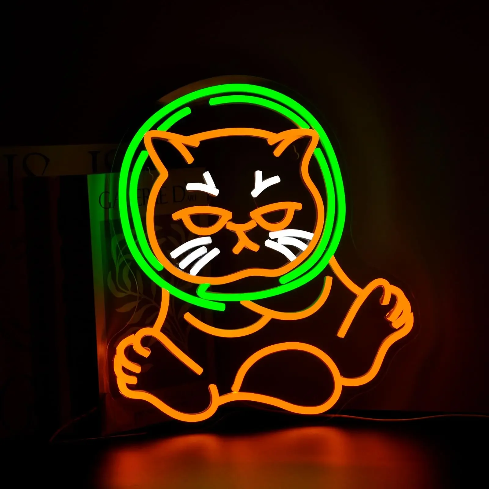 

Cat Astronauts Neon Sign, Neon Signs for Wall Decor LED Signs Room Neon Light Up Signs Home Decor