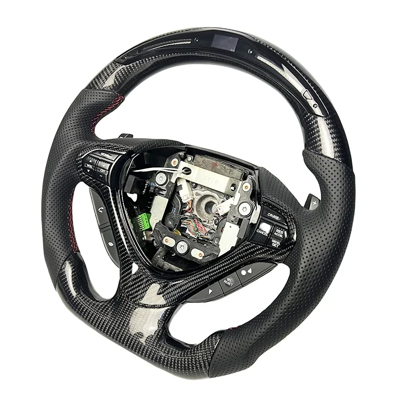 Suitable for Honda Accord CU2 SPIRIOR modified carbon fiber steering wheel LED steering wheel