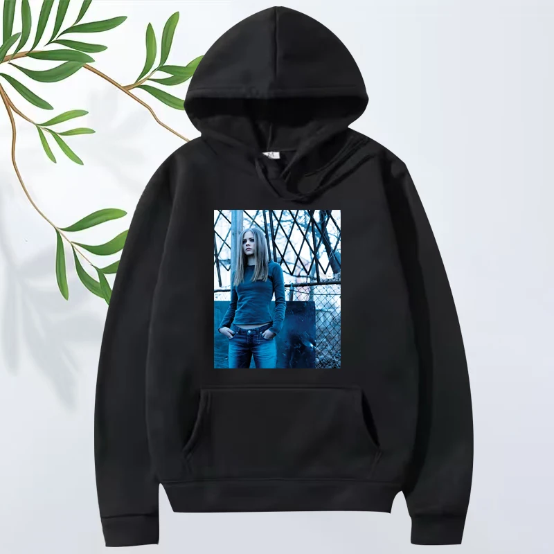 

Avril Lavigne Essential funny Graphics hoodie 2025 men women vintage Long sleeve Sweatshirt with print oversized hoodie unisex