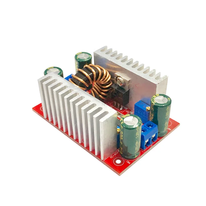 5 pièces 400W DC-DC15A Module de convertisseur de suralimentation réglable transformateur de charge de voiture à courant Constant pilote LED 15A Boost 400W Boost