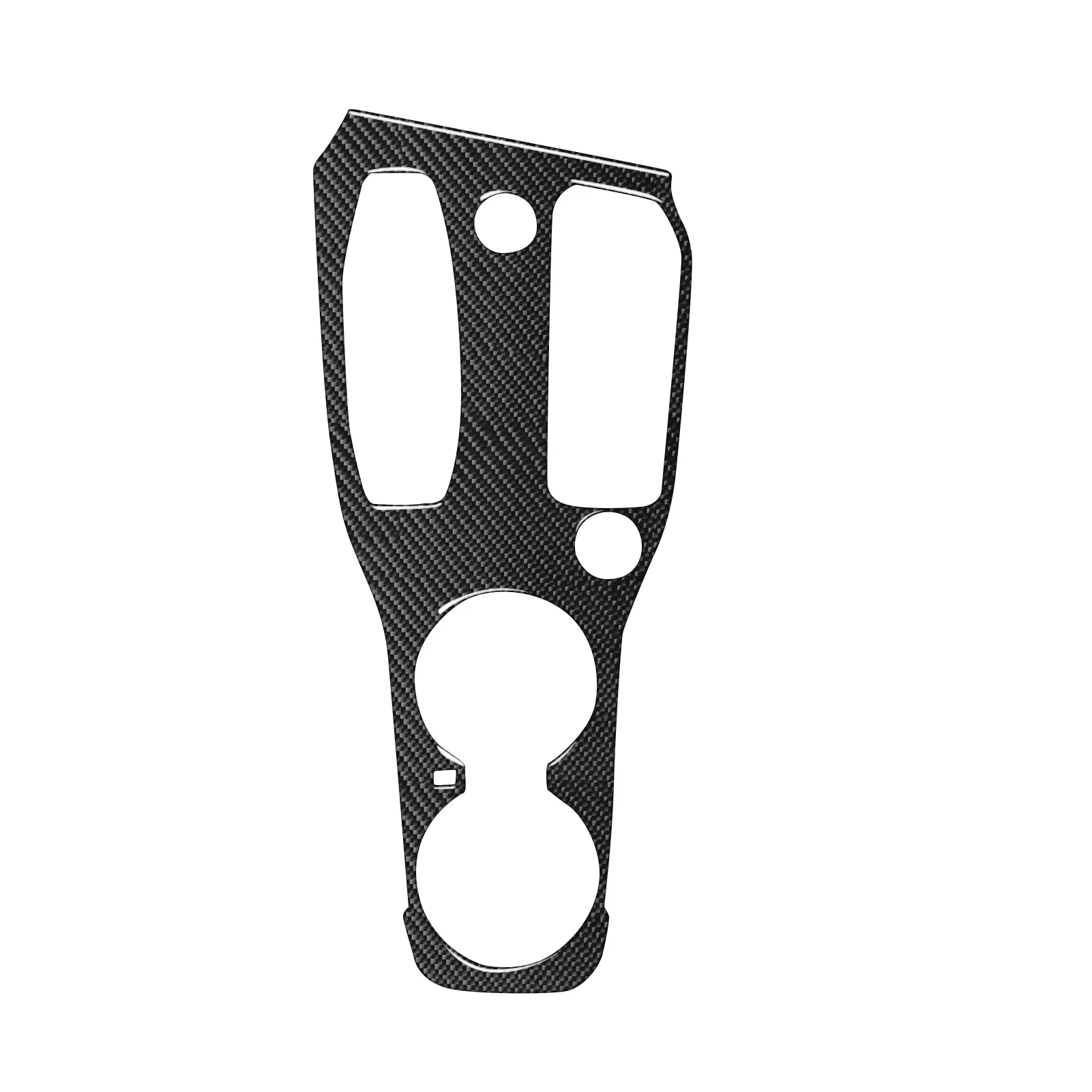 For Audi RS E-tron GT 2021-2025 Soft Carbon Fiber Central Control Gear Shift Panel Decorative Frame